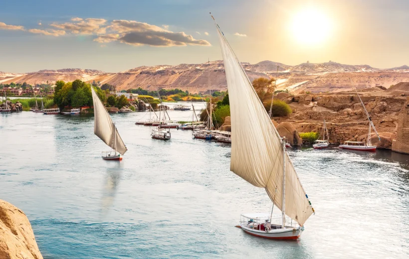 Upper and lower Egypt